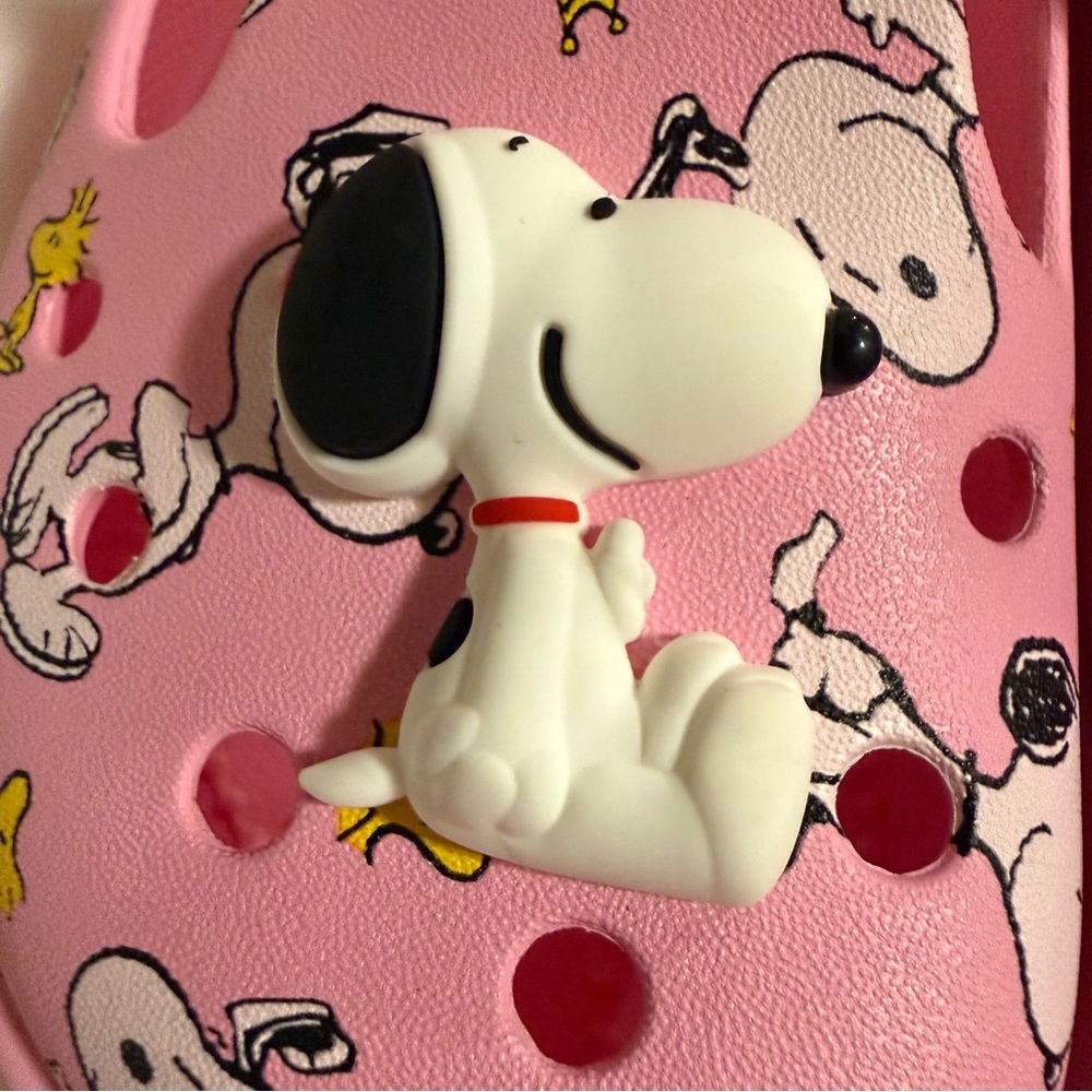 Crocs X Peanuts collab Mary Jane Clog NWT W8 M6 - Picture 11 of 13